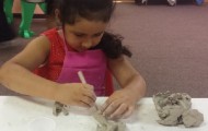 During the 3D Art camp, campers used a variety of materials to create 3 Dimensional pieces of art work.